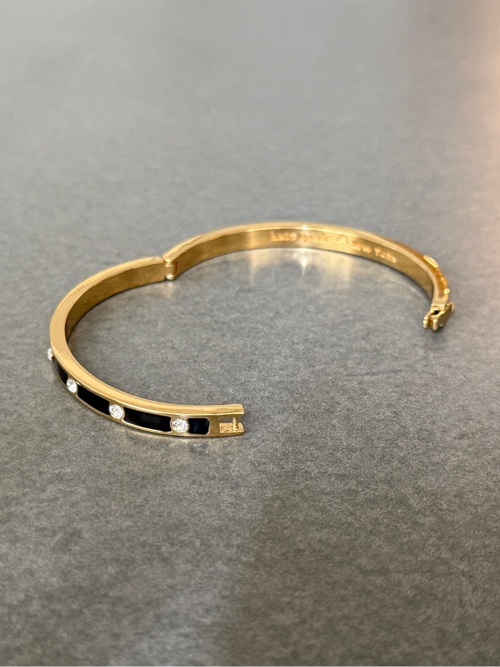 Kate Spade Black Gold Bangle - Picture 3 of 5
